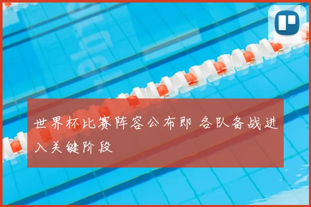 世界杯比赛阵容公布即 各队备战进入关键阶段